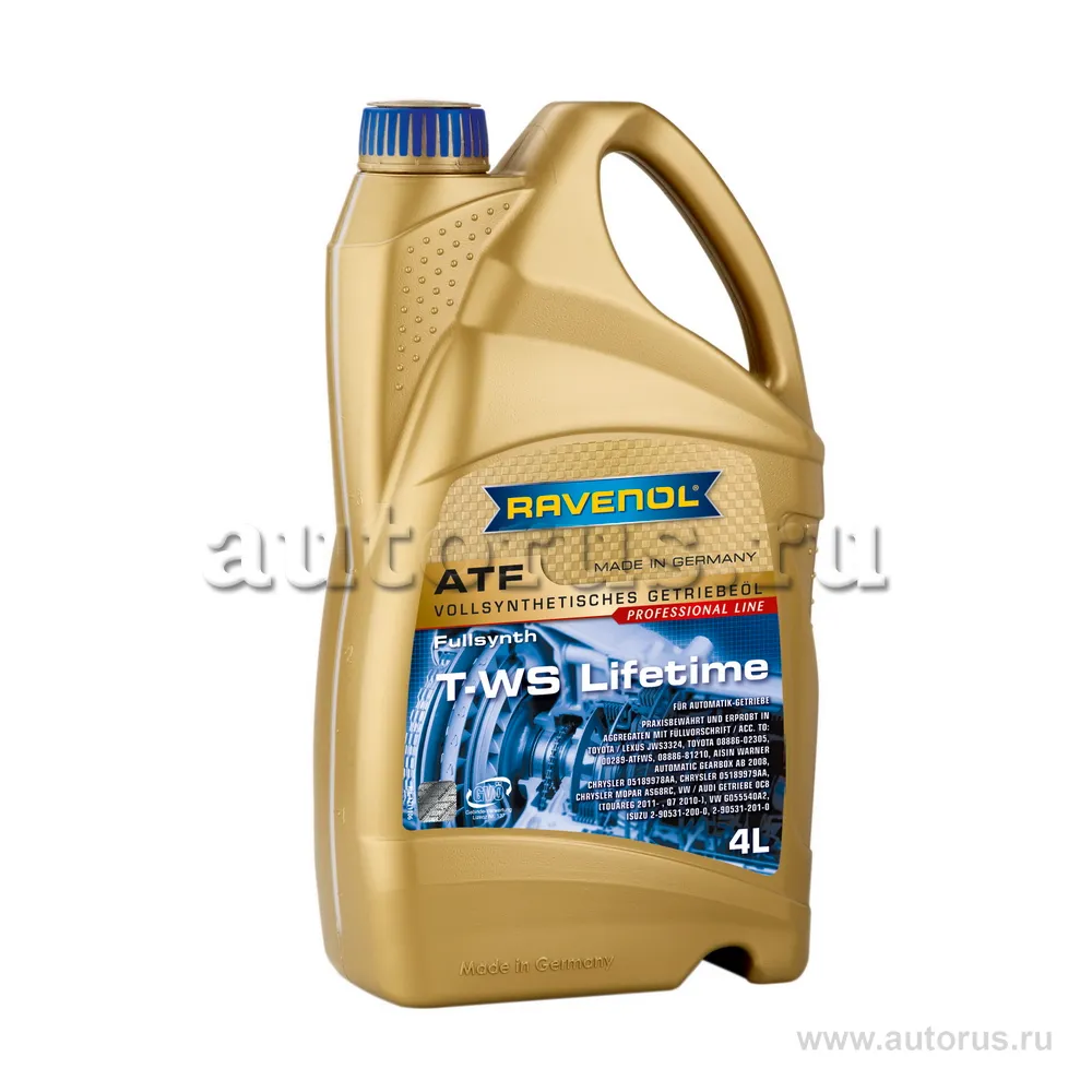 Ravenol 1211106004 Масло АКПП синтетика 4л.