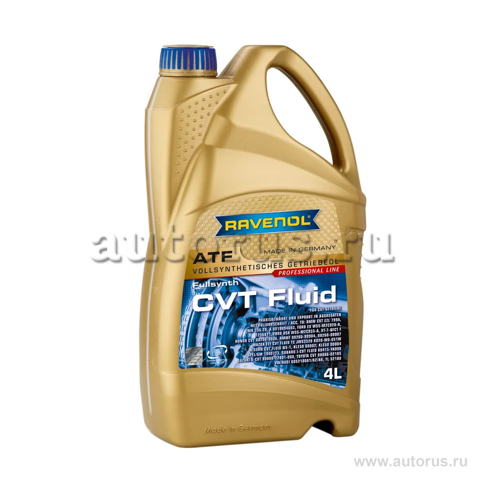 Ravenol 1211110004 Масло вариатор синтетика 4л.
