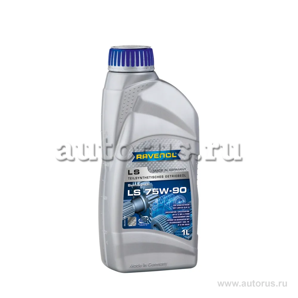Ravenol 1222102001 Масло МКПП синтетика 75W-90 GL-5 LS 1л.