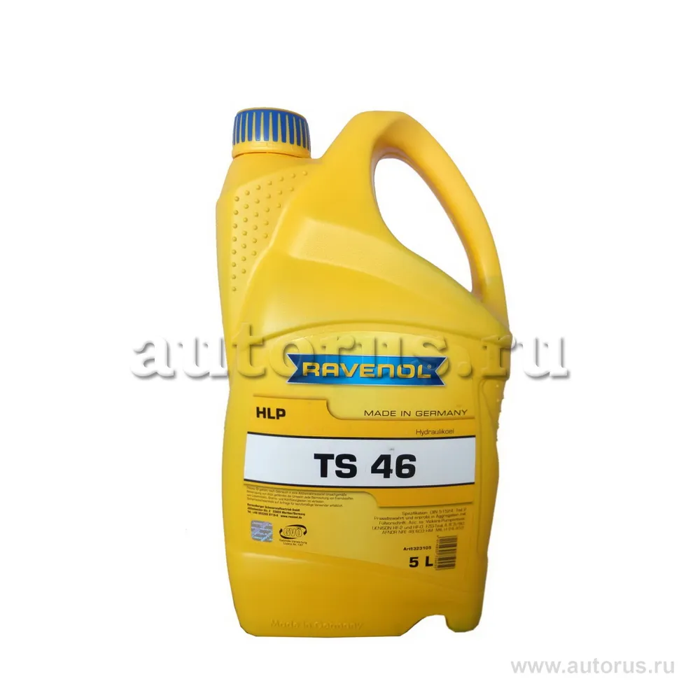 Ravenol 132310500501999 Гидравлическое масло RAVENOL Hydraulikoel TS 46, 5 литров