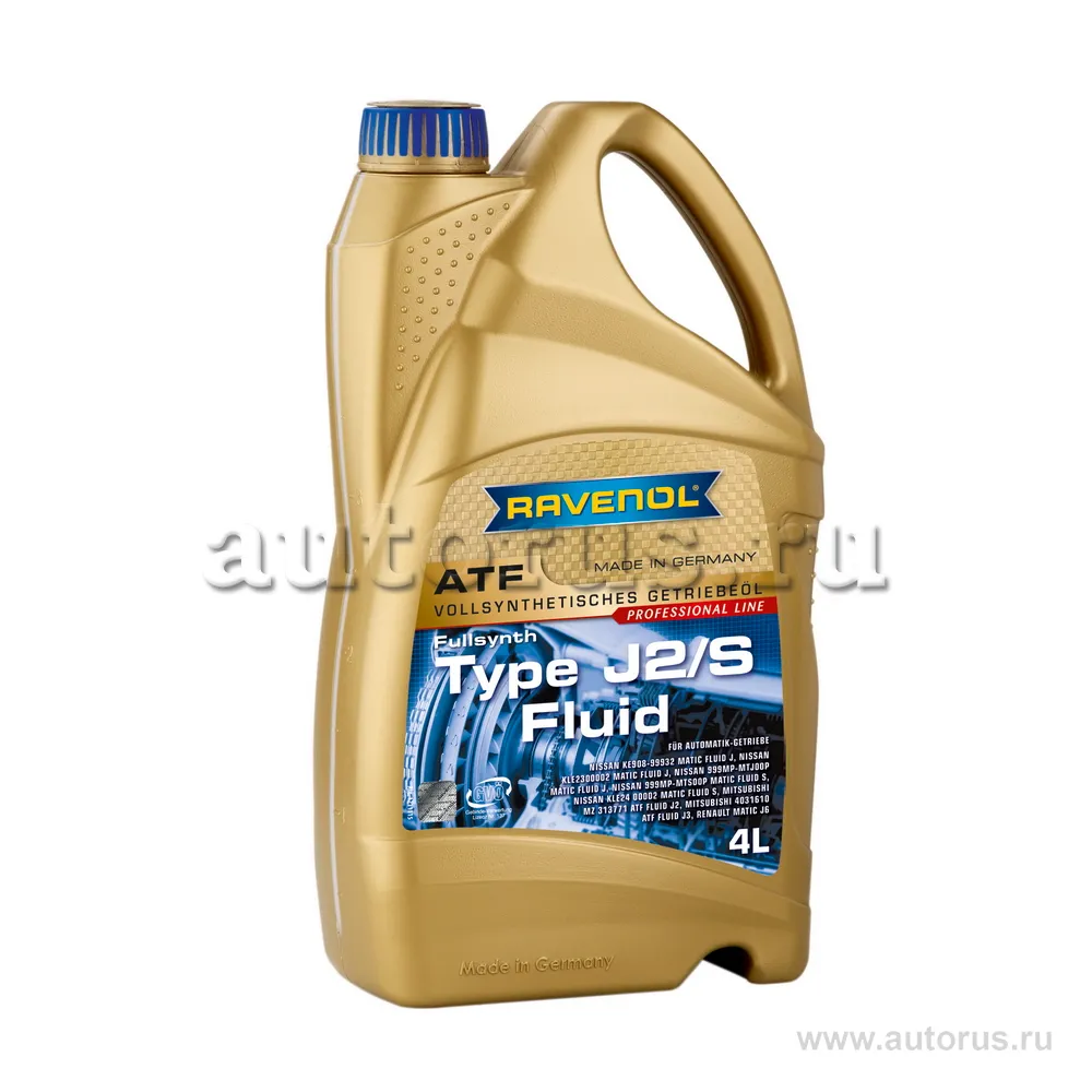 Ravenol 121111500401999 Масло АКПП синтетика 4л.
