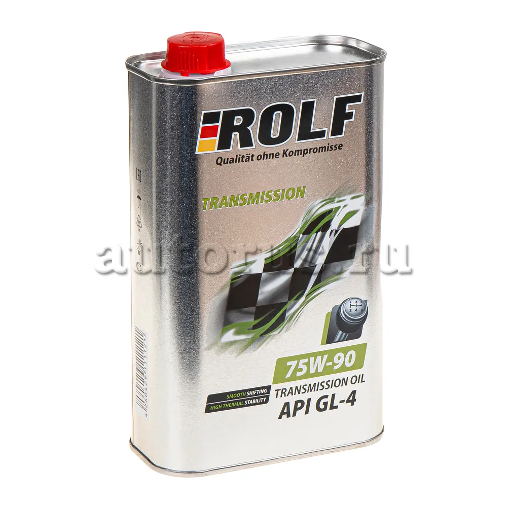 ROLF 322308 Масло трансмиссионное полусинтетическое Transmission SAE 75W-90 API GL-4 1л (металл)