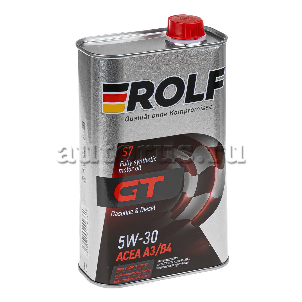 ROLF 322619 Масло моторное синтетика ROLF GT SAE 5W-30 ACEA A3/B4 API SL/CF 1 л.