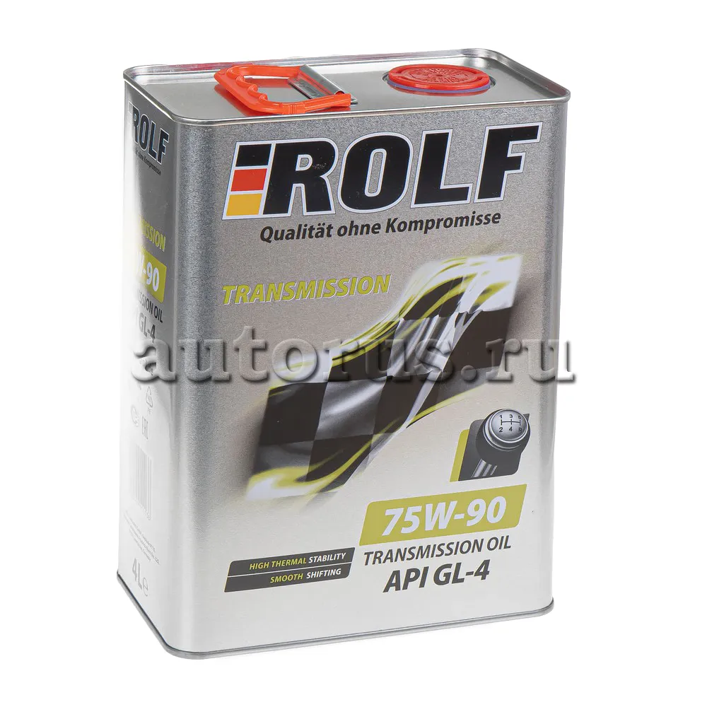 ROLF 322309 Масло трансмиссионное полусинтетическое Transmission SAE 75W-90 API GL-4 4л (металл)