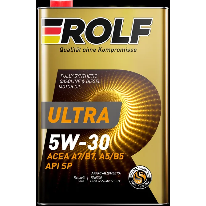ROLF 323146 Масло моторное синтетика ROLF Ultra SAE 5W-30 ACEA A5/B5 API SP 1 л.
