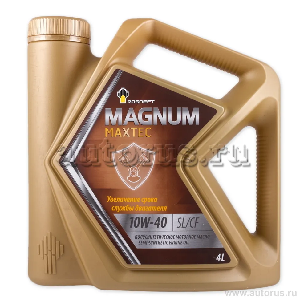 Rosneft 40814742 Масло моторное полусинтетика Rosneft Magnum Maxtec 10W-40 4 л.