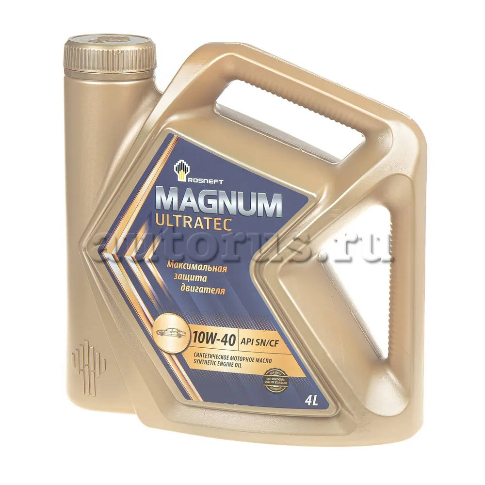 Rosneft 40814942 Масло моторное синтетика Rosneft Magnum Ultratec 10W-40 4 л.