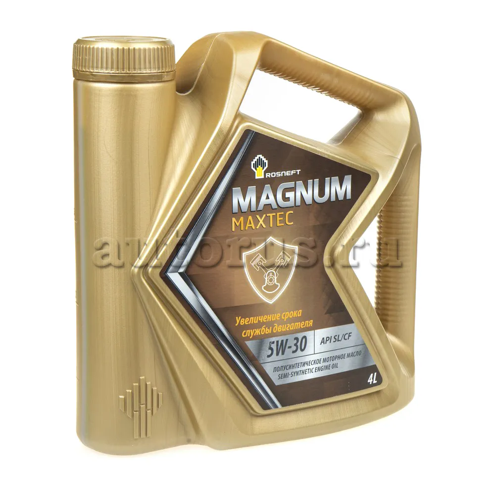 Rosneft 40814842 Масло моторное полусинтетика Rosneft Magnum Maxtec 5W-30 4 л.