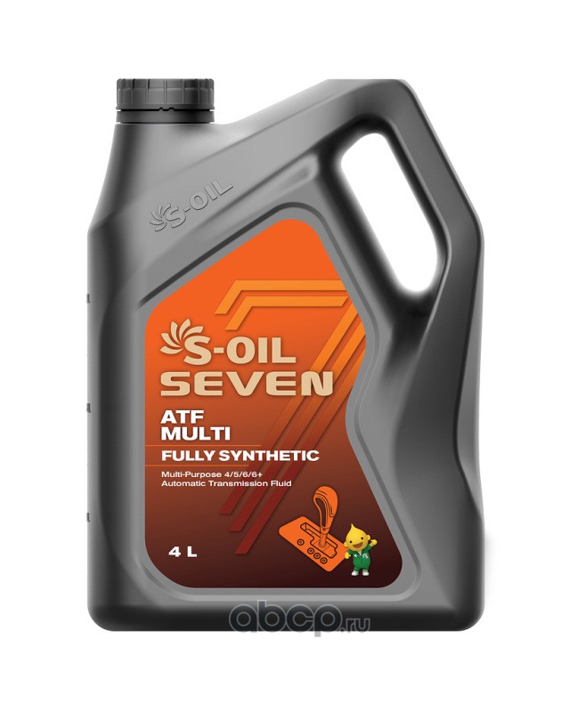S-Oil E107985 Масло АКПП синтетика 4л.