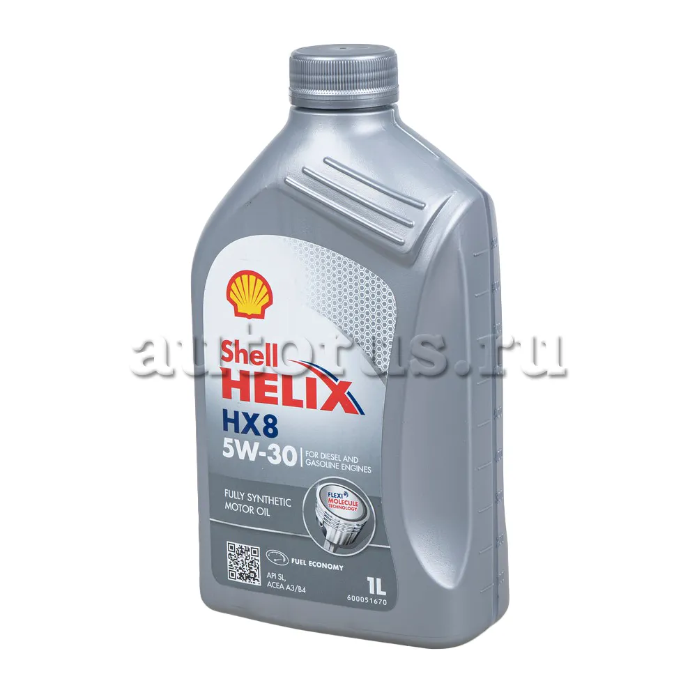 Shell 550052791 Масло моторное синтетика Shell Helix HX8 5W-30 1 л.