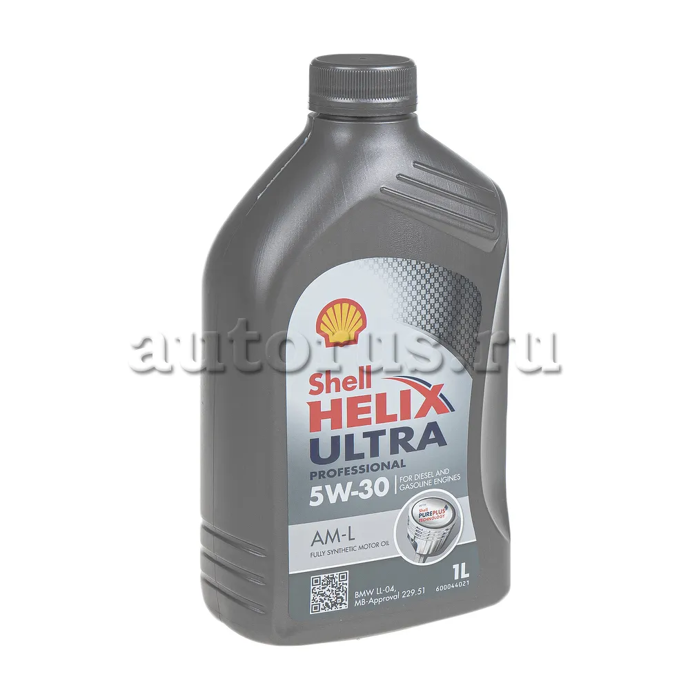 Shell 550046302 Масло моторное синтетика Shell Helix Ultra Professional AM-L 5W-30 1 л.