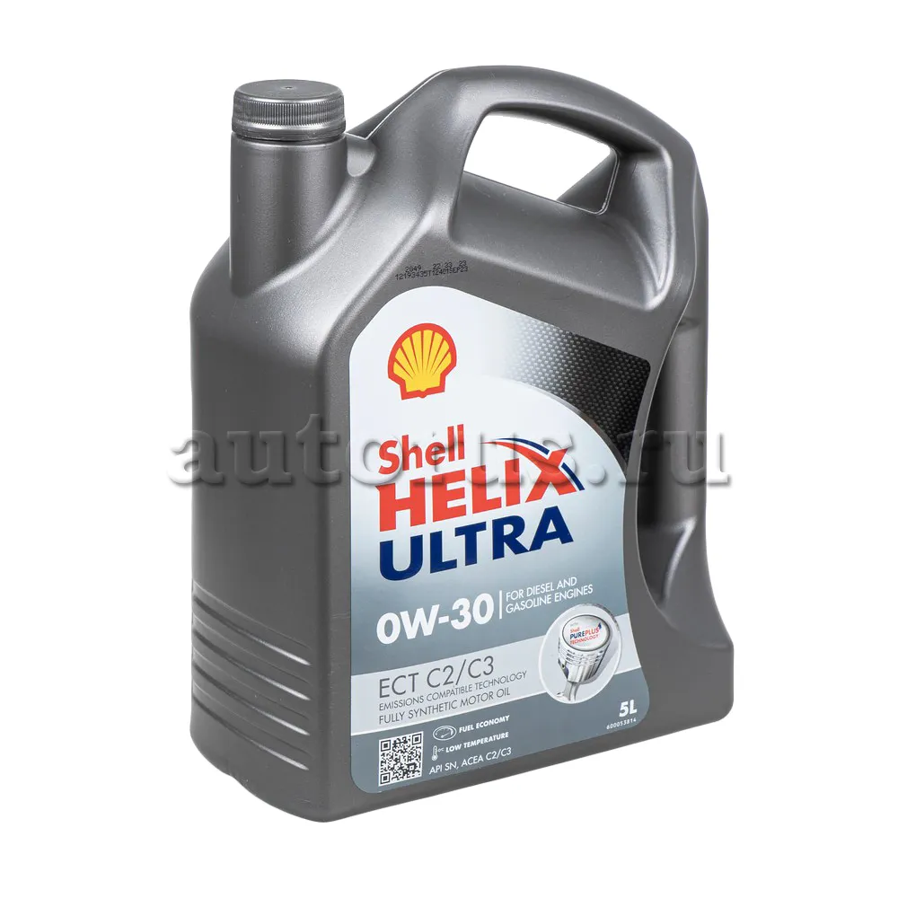 Shell 550046307 Масло моторное синтетика Shell Helix Ultra ECT C2/C3 0W-30 5 л.