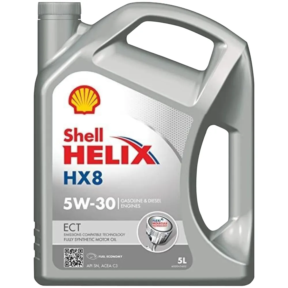Shell 550048100 Масло моторное синтетика SHELL Helix HX8 ECT 5W-30 5л.