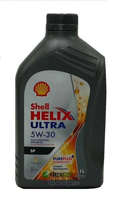 Shell 550069376 Масло моторное синтетика Shell HELIX ULTRA SP 5W-30 1 л.