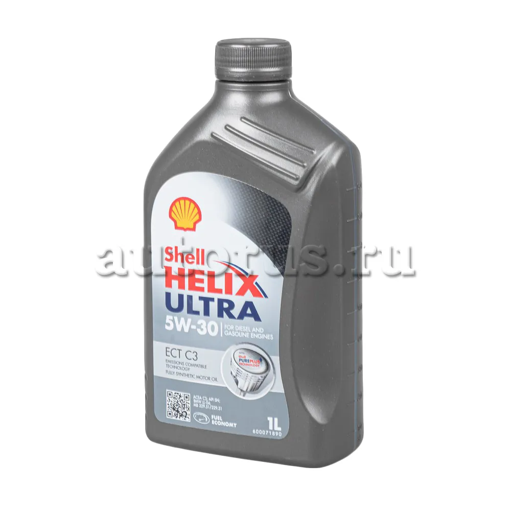 Shell 550049781 Масло моторное синтетика Shell HELIX ULTRA ECT C3 5W-30 1 л.
