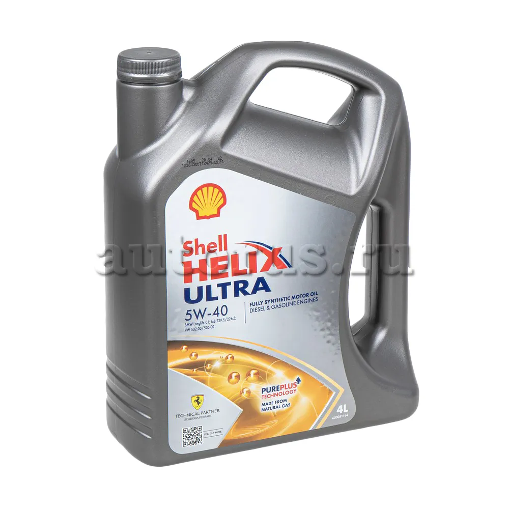 Shell 550055905 Масло моторное синтетика Shell Helix Ultra SP 5W-40 4 л.