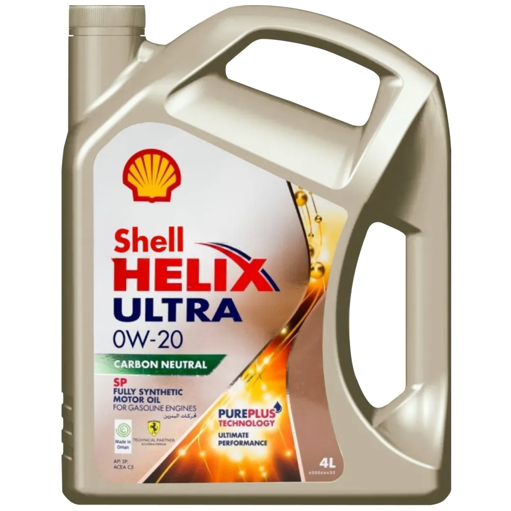 Shell 550061077 Масло моторное синтетика SHELL Helix Ultra SP 0W-20 4л.