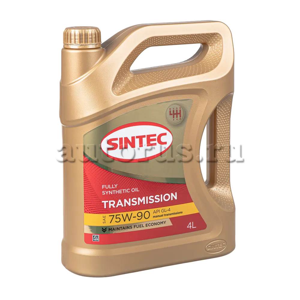 SINTEC 963362 Масло трансмиссионное синтетическое Transmission SAE 75W-90 API GL-4 4л