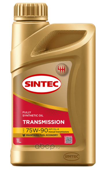 SINTEC 963361 Масло трансмиссионное синтетическое Transmission SAE 75W-90 API GL-4 1л