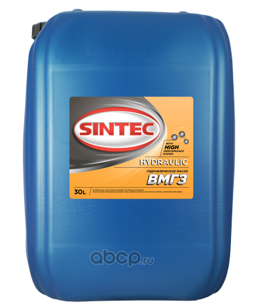 SINTEC 999801 Масло гидравлическое Sintec ВМГЗ 30л