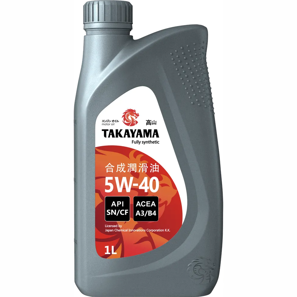 TAKAYAMA 605586 Масло моторное синтетика TAKAYAMA Adaptec SAE 5W-40 ACEA A3/B4 API SN/CF 1 л.