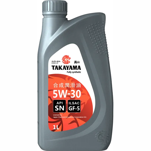 TAKAYAMA 605584 Масло моторное синтетика TAKAYAMA Adaptec SAE 5W-30 ILSAC GF-5 API SN 1 л.
