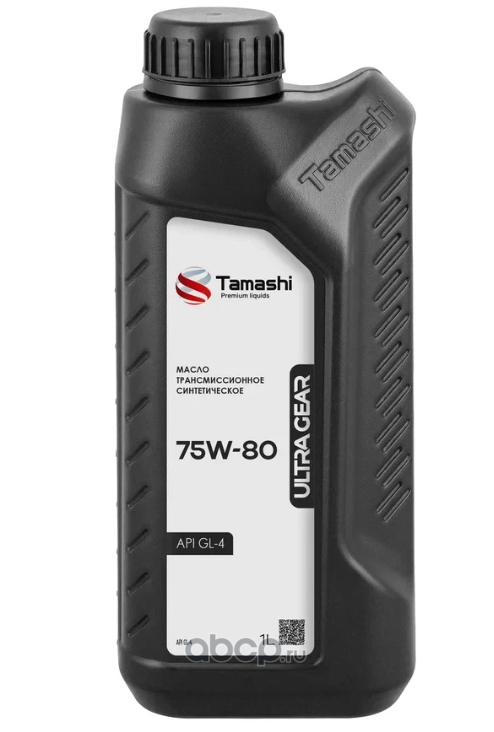 Tamashi 75W80T181 Масло МКПП, мост синтетическое 75W-80, API GL-4 1л.
