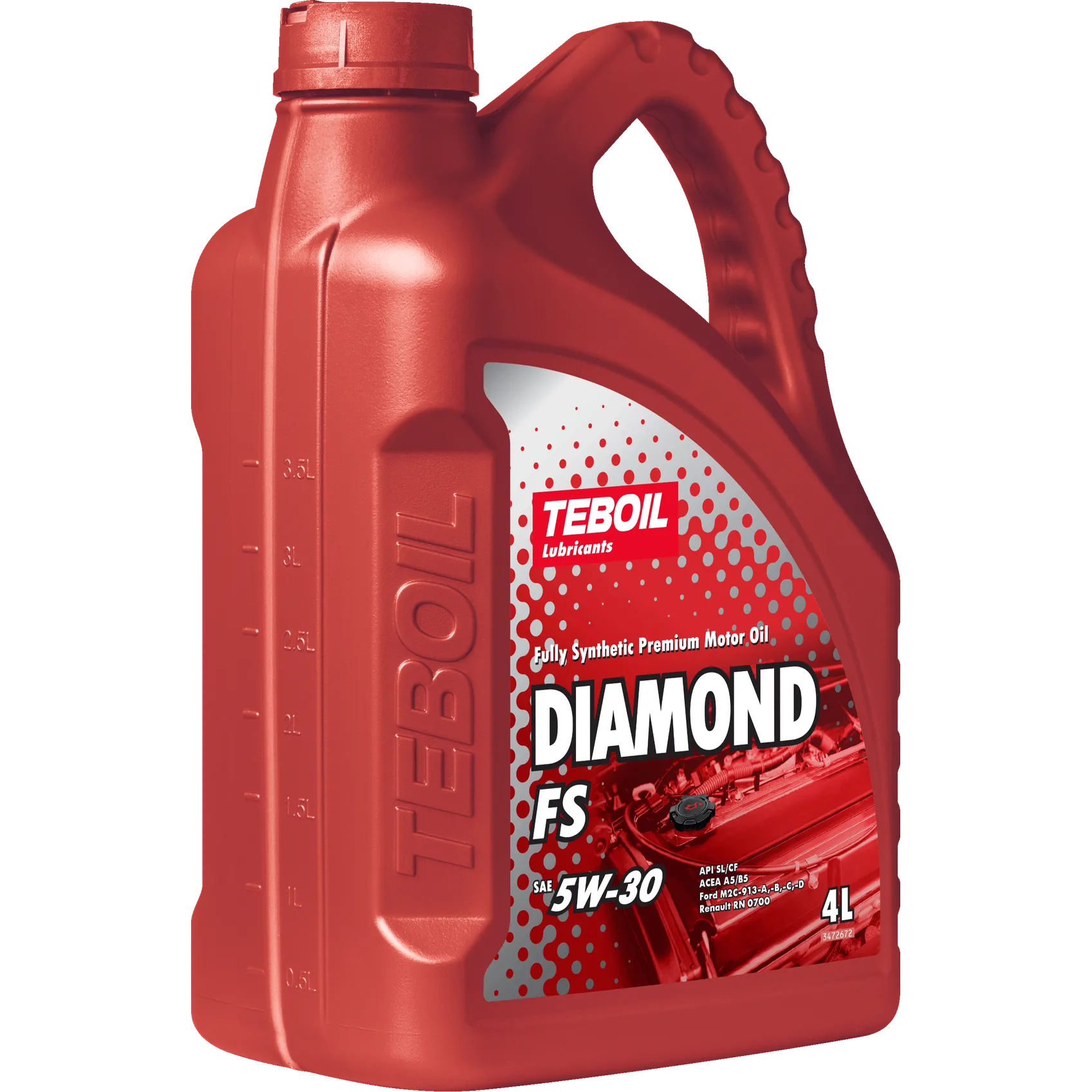 Teboil 3468594 Масло моторное синтетика Teboil Diamond FS 5W-30 4 л.