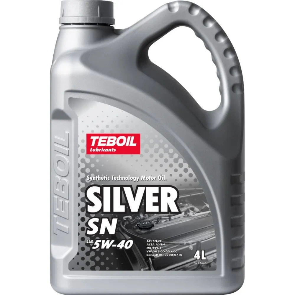 Teboil 2418865 Масло моторное синтетика TEBOIL Silver SN 5W-40 4л.