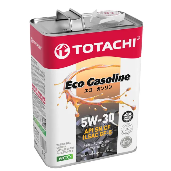 TOTACHI 10804 Масло моторное полусинтетика TOTACHI Eco Gasoline Semi-Synthetic 5W-30 4 л.
