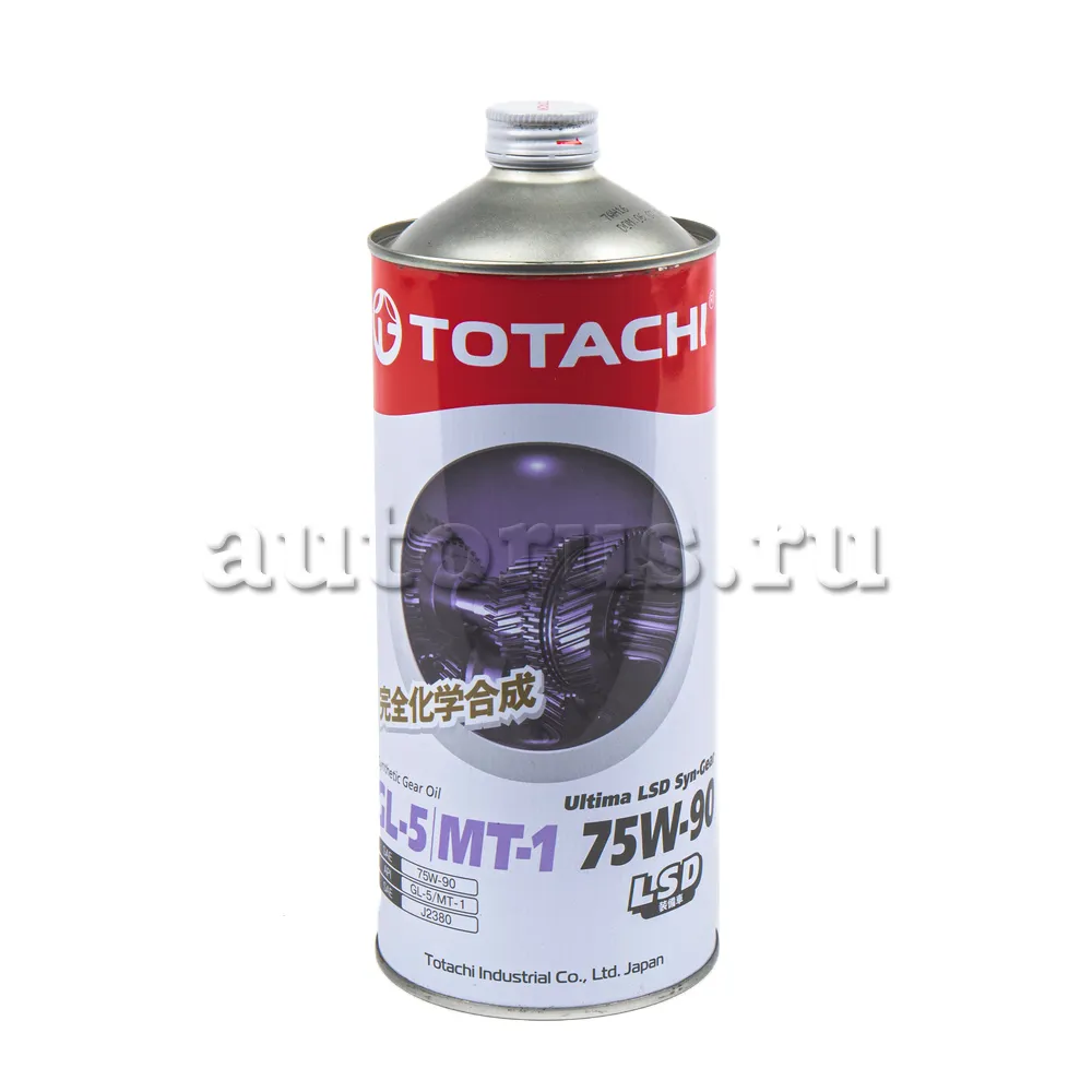 TOTACHI G3301 Масло дифференциал,МКПП,Мост синтетика, 75W-90 GL-5/MT-1,GL-5,Mack GO-J,GL-5 LS,GL-5/GL-5 LS 1 л.