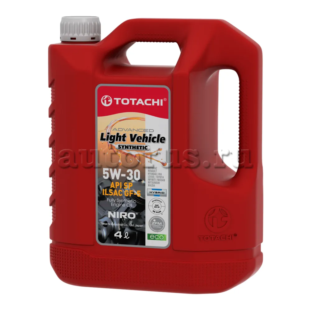TOTACHI 19904 Масло моторное синтетика TOTACHI NIRO LV Synthetic 5W-30 4 л.