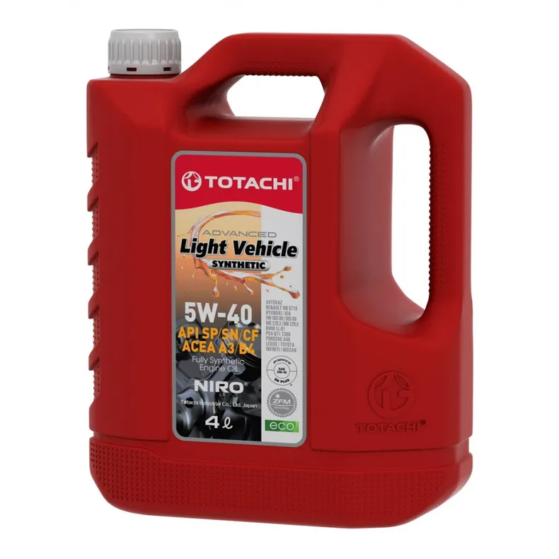 TOTACHI 19804 Масло моторное синтетика TOTACHI NIRO LV Synthetic 5W-40 4 л.