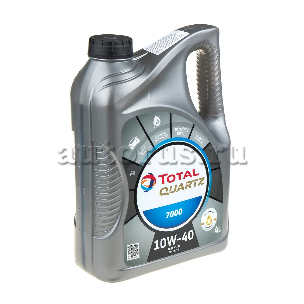 TotalEnergies 11020501 Масло моторное полусинтетика TotalEnergies QUARTZ 7000 10W-40 4 л.
