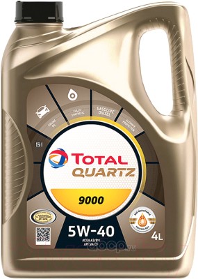 TotalEnergies 213674 Масло моторное синтетика TotalEnergies QUARTZ 9000 5W-40 4 л.