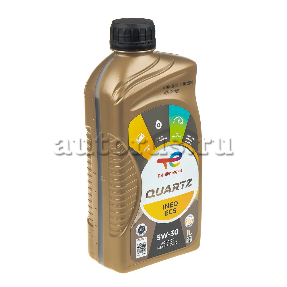 TotalEnergies 213768 Масло моторное синтетика TotalEnergies QUARTZ INEO ECS 5W-30 1 л.