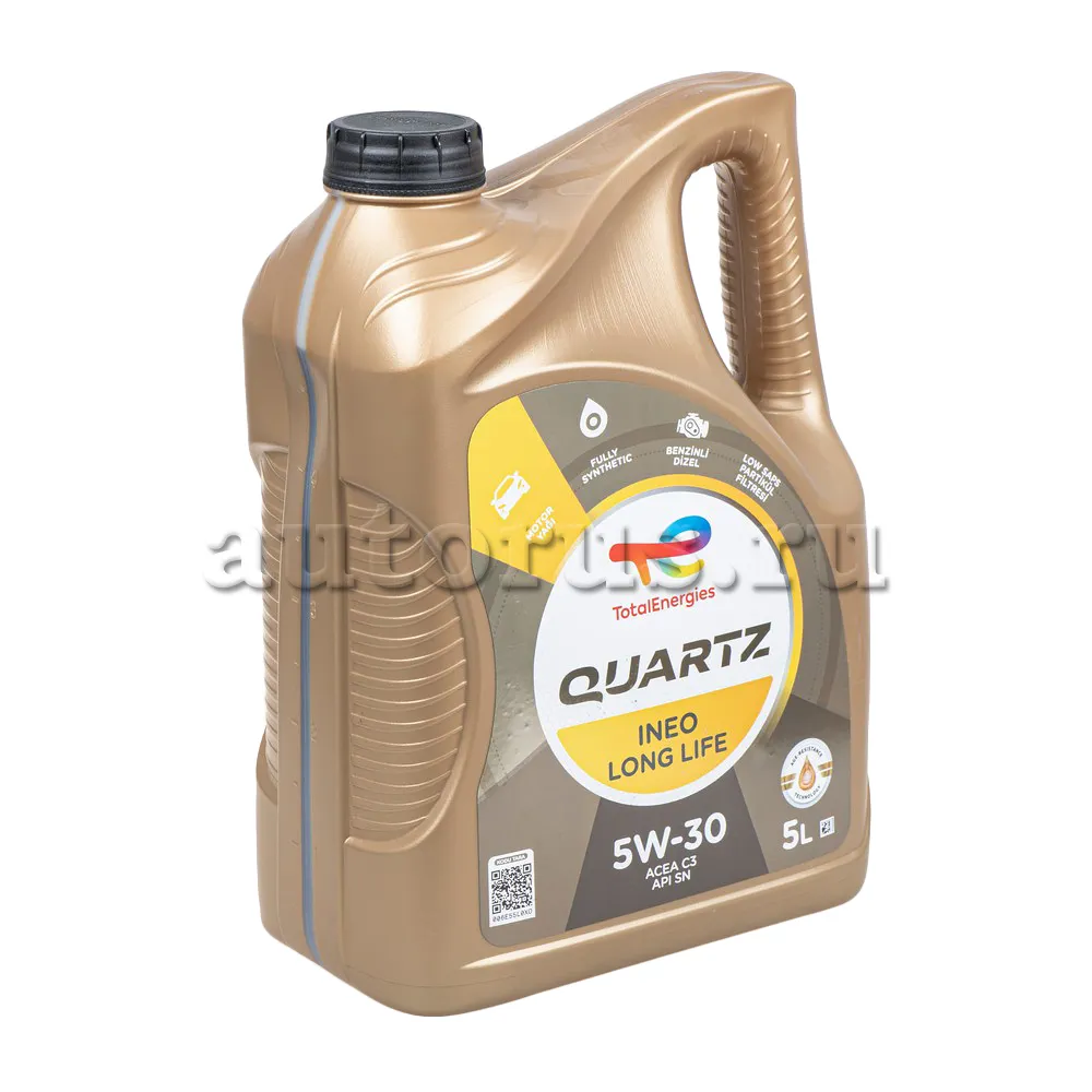 TotalEnergies 213819 Масло моторное синтетика TotalEnergies QUARTZ INEO LONG LIFE 5W-30 5 л.