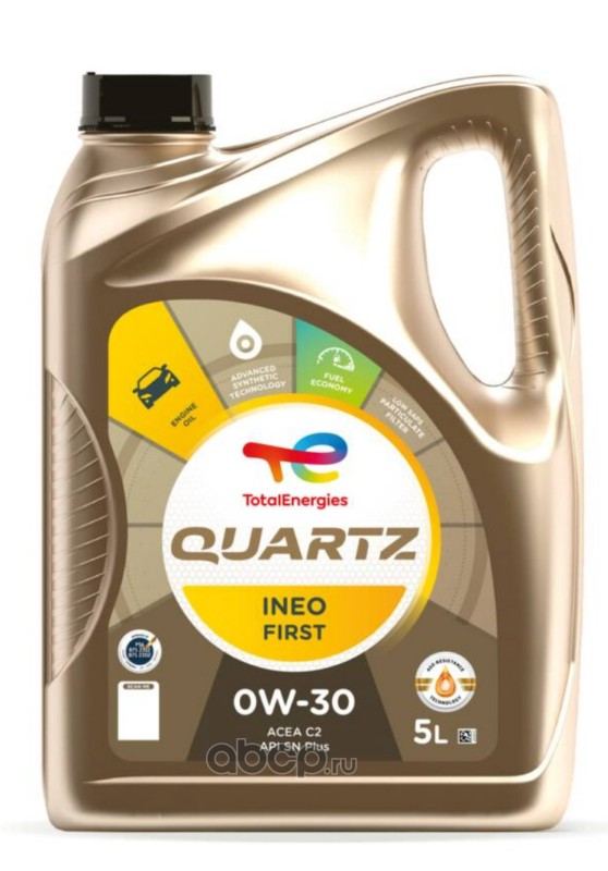 TotalEnergies 213833 Масло моторное синтетика TotalEnergies Quartz Ineo First 0W-30 5 л.