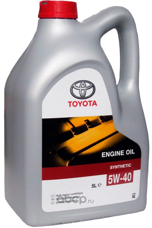 TOYOTA 0888080375 Масло моторное синтетика TOYOTA ENGINE OIL 5W-40 5 л.
