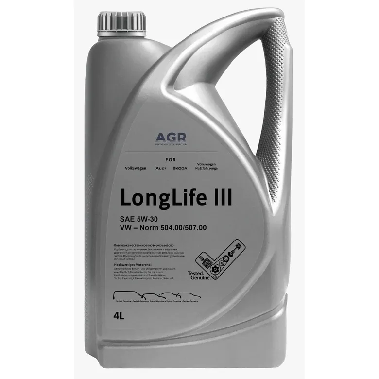 VAG GS52195M4 Масло моторное синтетика VAG Longlife III 5W-30 4 л.