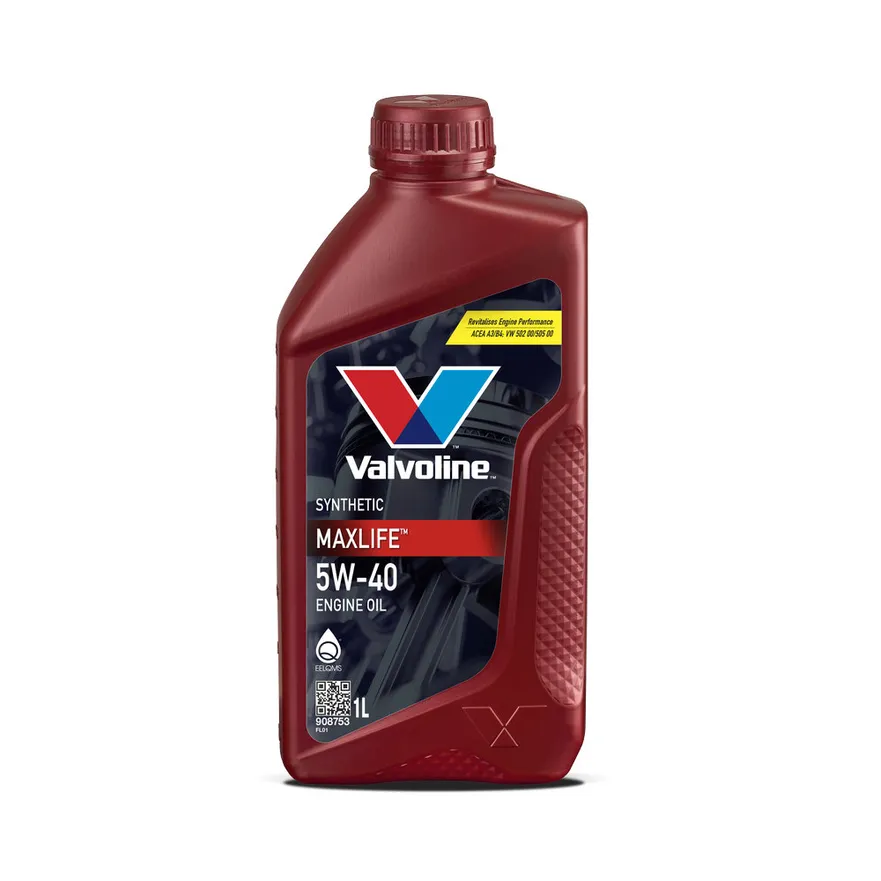 Valvoline 908753 Масло моторное синтетика VALVOLINE MAXLIFE 5W-40 1л.