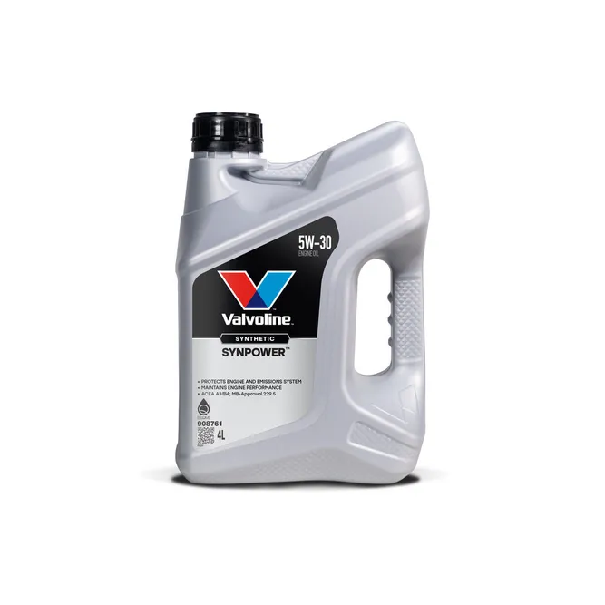 Valvoline 908761 Масло моторное синтетика VALVOLINE SYNPOWER 5W-30 4л.