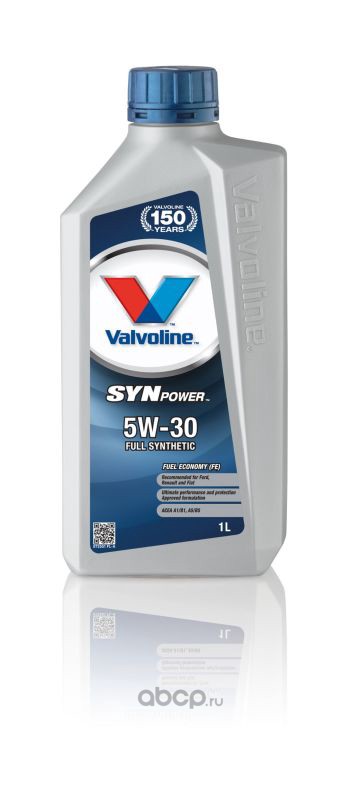 Valvoline 872551 Масло моторное синтетика VALVOLINE SYNPOWER FE 5W-30 1л.