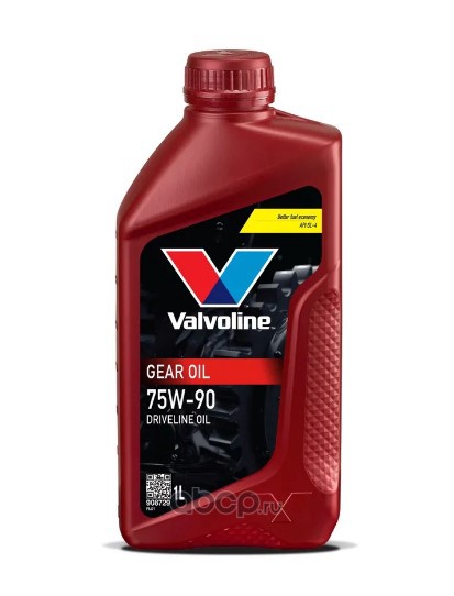 Valvoline 908729 Масло МКПП,мост,раздаточная синтетика, 75W-90 GL-3,GL-4 1л.