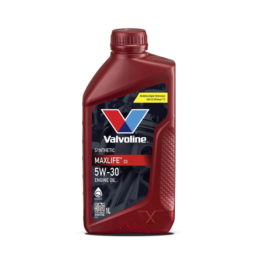 Valvoline 908756 Масло моторное синтетика VALVOLINE MAXLIFE C3 5W-30 1л.