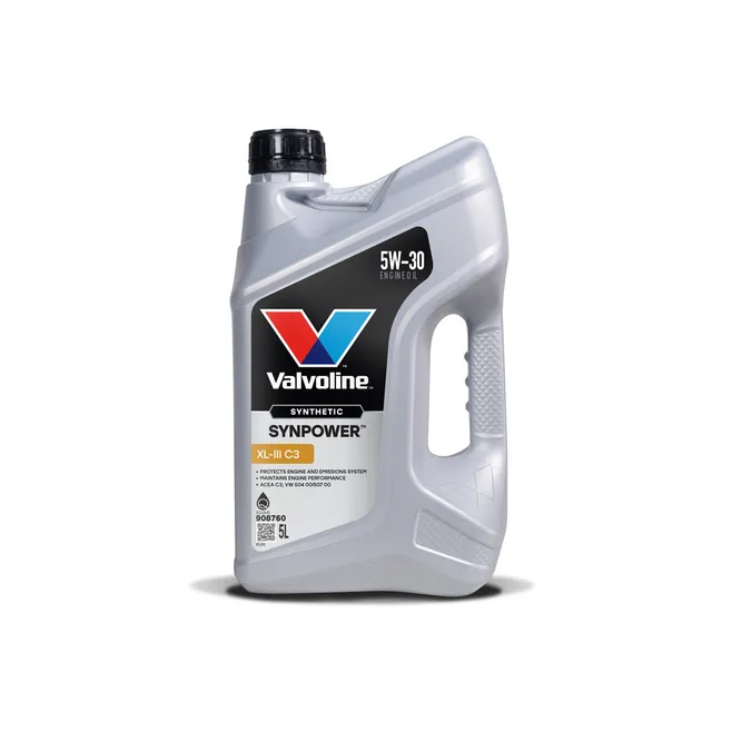 Valvoline 908760 Масло моторное синтетика VALVOLINE SYNPOWER XL-III C3 5W-30 5л.