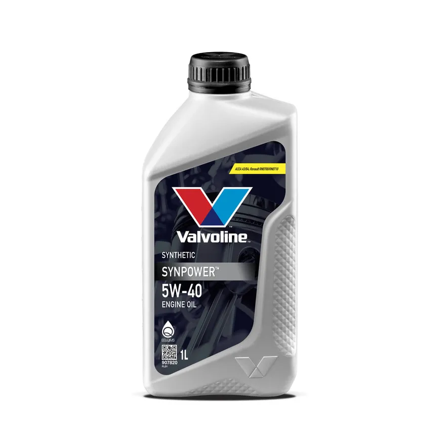 Valvoline 907820 Масло моторное синтетика VALVOLINE SYNPOWER 5W-40 1л.