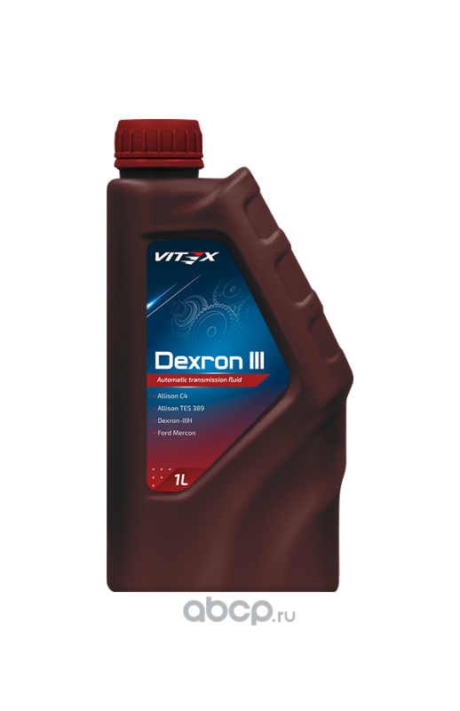 Vitex V312301 Масло для автоматических трансмиссий Vitex Dexron III полусинтетика 1л