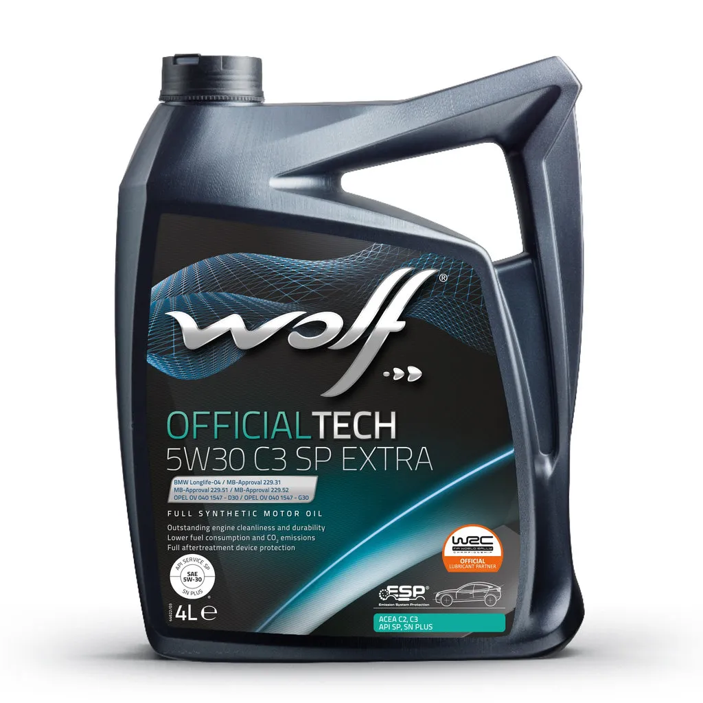 Wolf 1049359 Масло моторное синтетика Wolf OFFICIALTECH 5W-30 4 л.