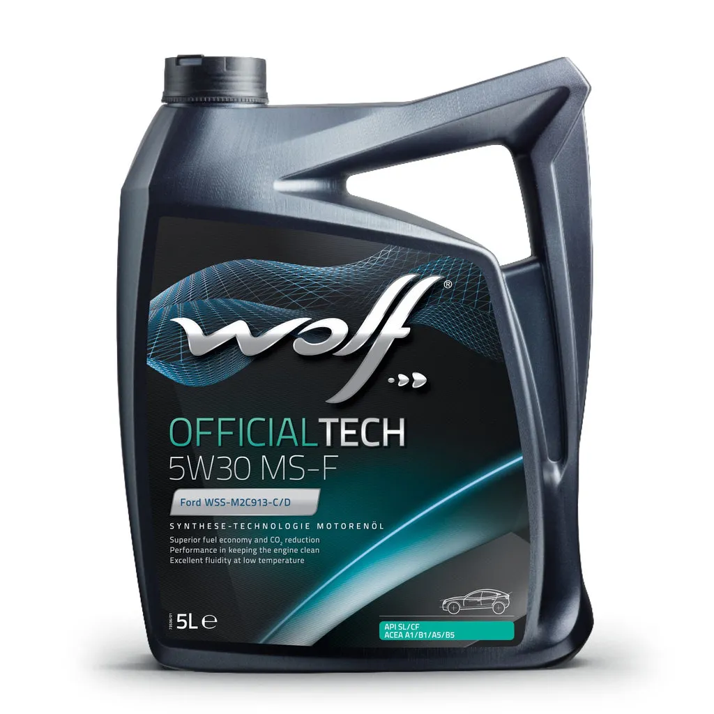 Wolf 8308819 Масло моторное синтетика Wolf OFFICIALTECH MS-F 5W-30 5 л.